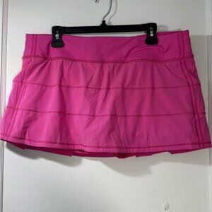 Lululemon Ltd Ed Hawaii HNL Pace RivalSonic Pink Skirt